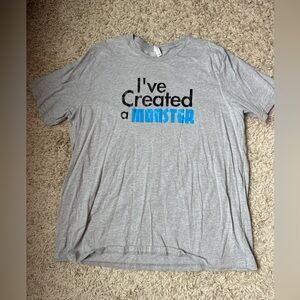 Bella Canvas Light Gray “I’ve Created a Monster” Graphic Tee